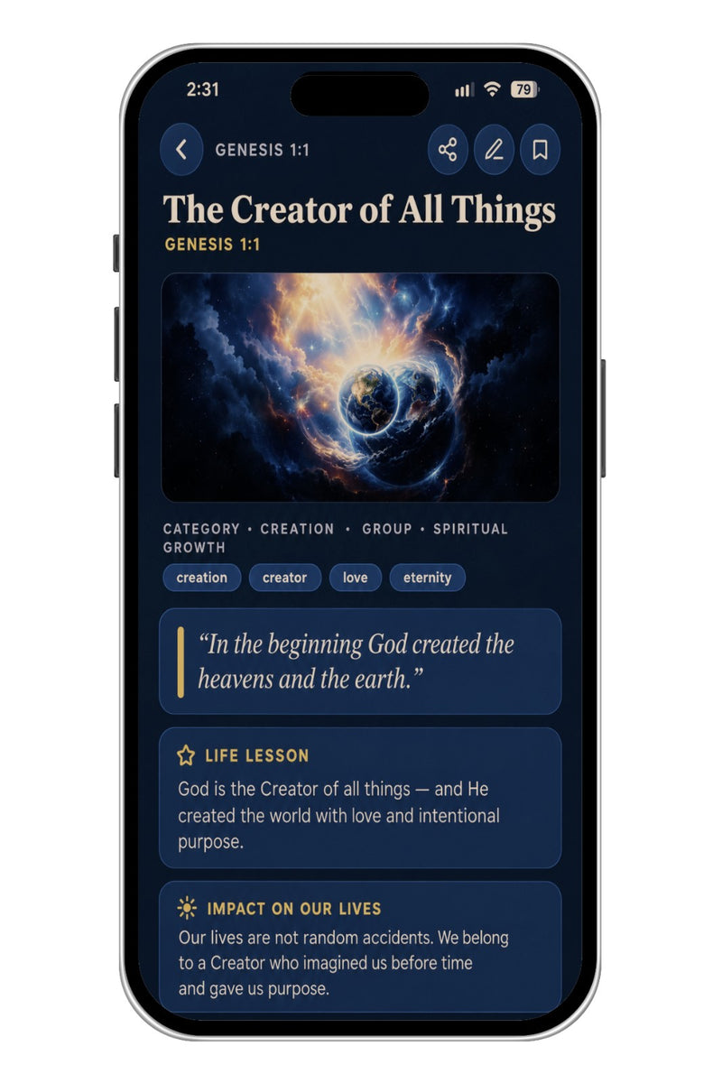 Every verse, with its meaning for your life
