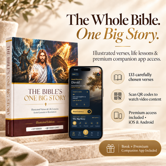 The Bible's One Big Story: Illustrated Bible Book with Companion App