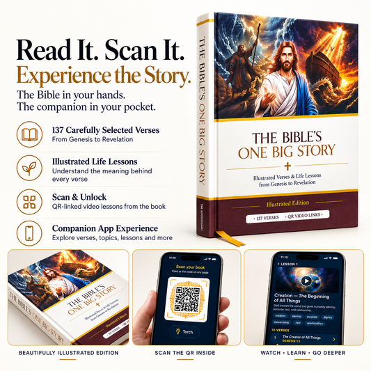 The Bible's One Big Story: Illustrated Bible Book with Companion App