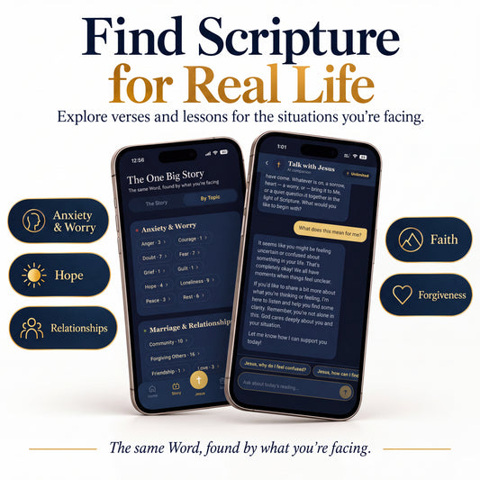 The Bible's One Big Story: Illustrated Bible Book with Companion App