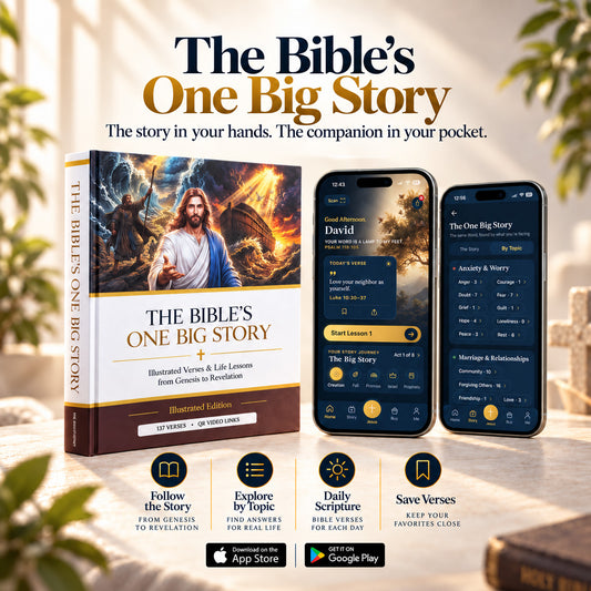 The Bible's One Big Story: Illustrated Bible Book with Companion App